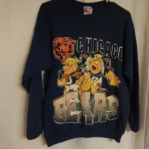 Vintage Flintstones chicago bears sweatshirt